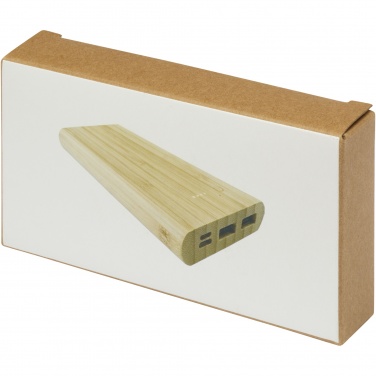 Logotrade promotional item picture of: Tulda 10.000 mAh bamboo power bank