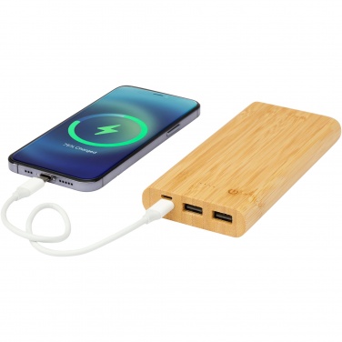 Logotrade business gift image of: Tulda 10.000 mAh bamboo power bank