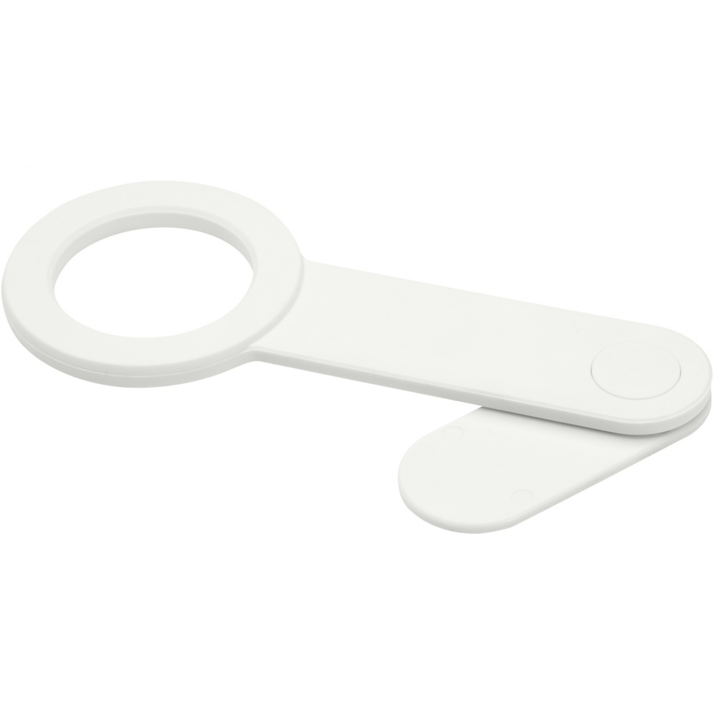 Logo trade promotional merchandise image of: Hook recycled plastic desktop phone holder