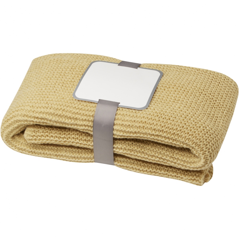 Logotrade corporate gift picture of: Suzy 150 x 120 cm GRS polyester knitted blanket