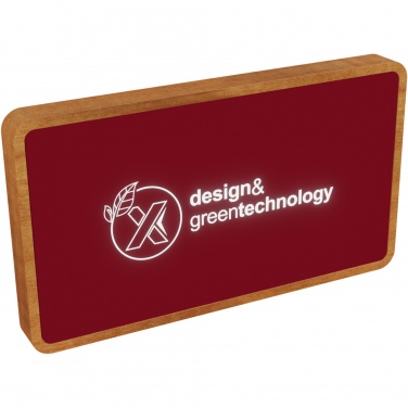 Logotrade corporate gift image of: SCX.design P36 5000 mAh light-up wireless power bank