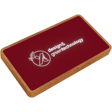 Logo trade advertising products picture of: SCX.design P36 5000 mAh light-up wireless power bank