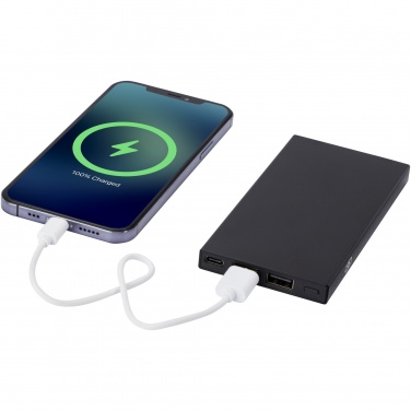 Logotrade promotional gift image of: Connect 5000 mAh recycled aluminium power bank