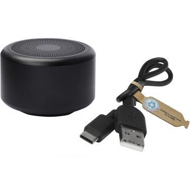 Logo trade corporate gift photo of: Rise 3W RCS recycled aluminium Bluetooth® mini speaker 