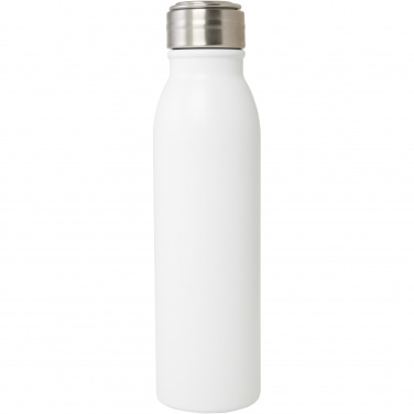 Logotrade promotional giveaway picture of: Harper 700 ml RCS certified stainless steel water bottle with metal loop