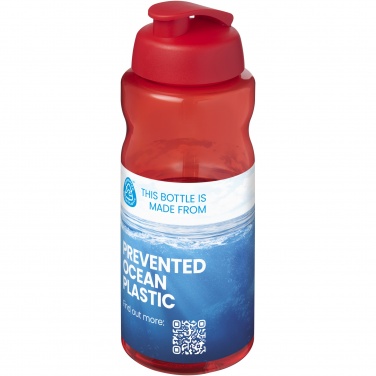 Logo trade advertising products image of: H2O Active® Eco Big Base 1 litre flip lid sport bottle