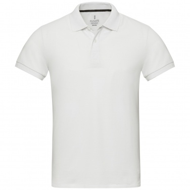 Logo trade promotional items picture of: Emerald short sleeve unisex Aware™ recycled polo