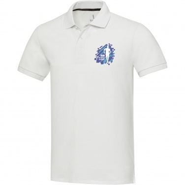 Logotrade promotional gift picture of: Emerald short sleeve unisex Aware™ recycled polo
