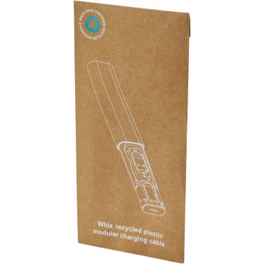 Logotrade corporate gift image of: Whiz recycled plastic modular charging cable 