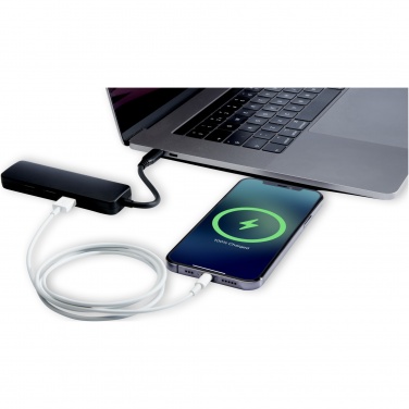 Logo trade promotional items picture of: Loop RCS recycled plastic multimedia adapter USB 2.0-3.0 with HDMI port