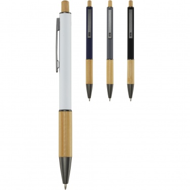 Logo trade promotional merchandise picture of: Darius recycled aluminium ballpoint pen