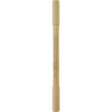 Logo trade promotional items picture of: Samambu bamboo duo pen