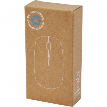 Logotrade advertising product image of: Menlo RCS recycled plastic wireless mouse 