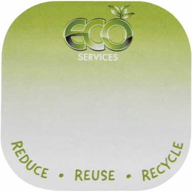 Logotrade promotional item picture of: Sticky-Mate® square-shaped recycled sticky notes with rounded corners