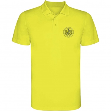 Logo trade promotional gifts picture of: Monzha short sleeve men's sports polo
