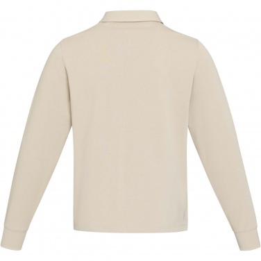 Logo trade promotional giveaways picture of: Clyde unisex organic rugby polo sweatshirt