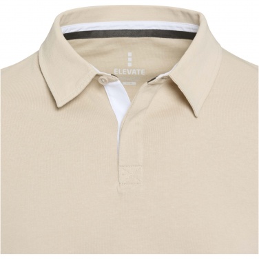 Logo trade promotional gifts picture of: Clyde unisex organic rugby polo sweatshirt
