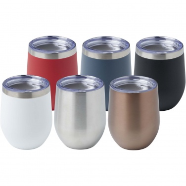 Logo trade advertising products image of: Corzo 350 ml RCS certified recycled stainless steel copper vacuum insulated cup