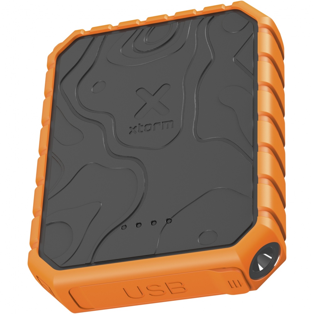 Logo trade promotional item photo of: Xtorm XR201 Xtreme 10.000 mAh 20W QC3.0 waterproof rugged power bank with torch