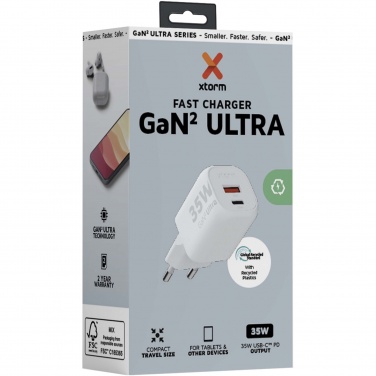 Logotrade corporate gifts photo of: Xtorm XEC035 GaN² Ultra 35W wall charger