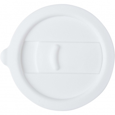 Logotrade promotional merchandise picture of: Java 330 ml ceramic tumbler with silicone wrap and plastic lid