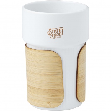 Logotrade business gifts photo of: Tumbler Fika 340 ml with bamboo sleeve