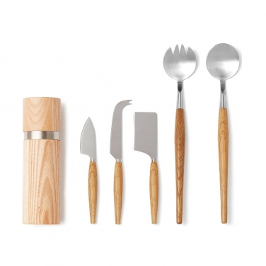 Logo trade promotional merchandise picture of: VINGA Retro serving cutlery