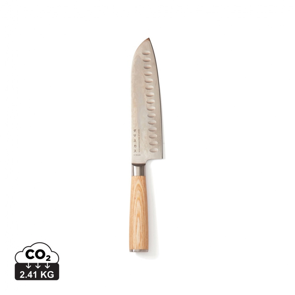 Logotrade promotional products photo of: VINGA Hattasan Damascus Santoku knife