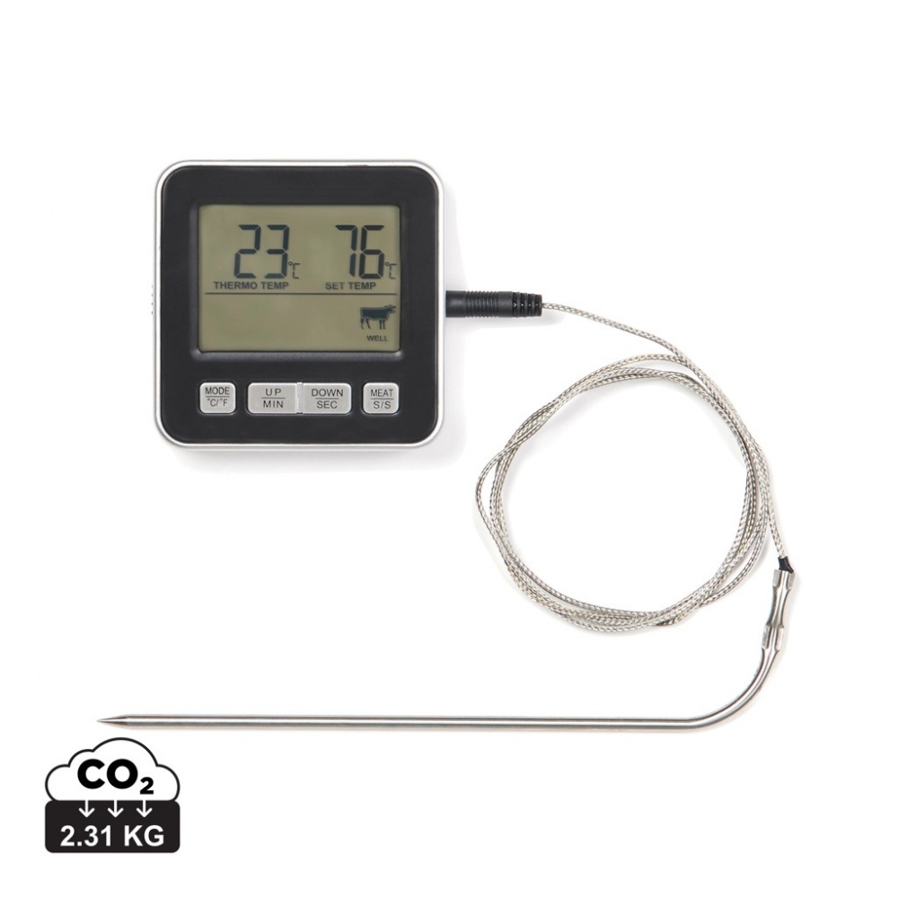 Logo trade promotional giveaways image of: VINGA Hays thermometer