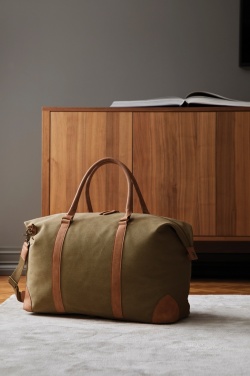 Logotrade promotional giveaway image of: VINGA Bosler RCS recycled canvas weekend bag