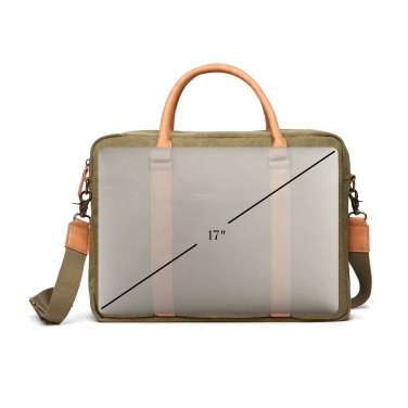 Logotrade promotional gift picture of: VINGA Bosler RCS recycled canvas computer bag