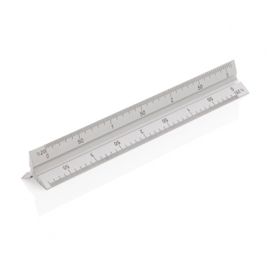 Logo trade advertising product photo of: 15cm. Aluminum triangular ruler