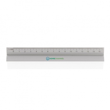 Logotrade advertising product picture of: 15cm. Aluminum triangular ruler