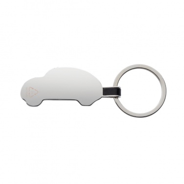 Logotrade promotional gifts photo of: RCS recycled zinc alloy car keyring