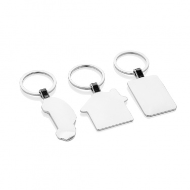 Logotrade advertising product image of: RCS recycled zinc alloy house keyring