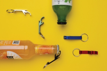 Logotrade corporate gift picture of: RCS recycled aluminum bottle and can opener