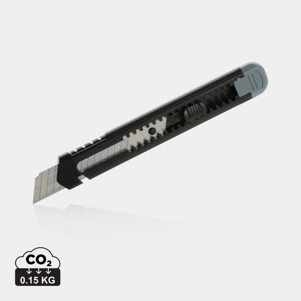 Logo trade corporate gifts picture of: Refillable RCS recycled plastic snap-off knife