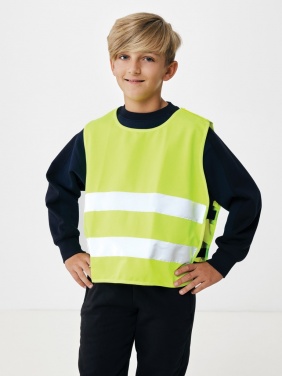 Logo trade promotional gifts picture of: GRS recycled PET high-visibility safety vest 7-12 years