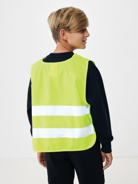 Logo trade promotional products picture of: GRS recycled PET high-visibility safety vest 7-12 years