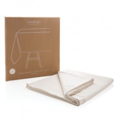 Logo trade promotional merchandise image of: Ukiyo Aware™ 180gr rcotton table cloth 250x140cm