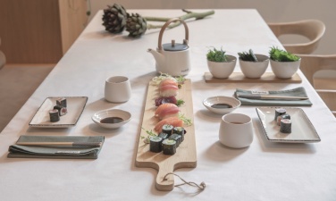 Logotrade corporate gift picture of: Ukiyo 3pc serving bowl set with bamboo tray