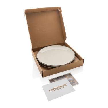 Logo trade promotional gift photo of: Ukiyo dinner plate set of 2