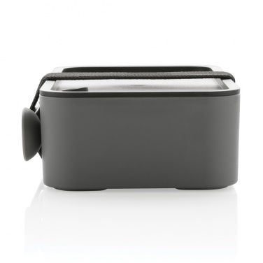 Logotrade promotional giveaway picture of: GRS recycled PP lunch box with spork