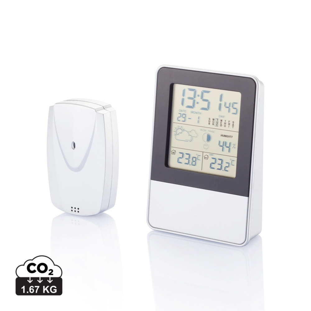 Logotrade promotional gift picture of: Indoor/outdoor weather station