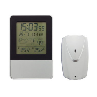 Logo trade promotional gifts picture of: Indoor/outdoor weather station