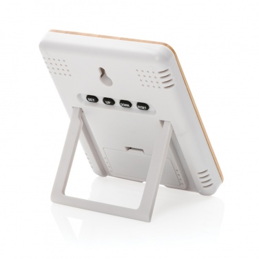 Logotrade promotional products photo of: Bamboo weather station
