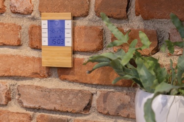Logo trade business gift photo of: Utah RCS rplastic and bamboo weather station