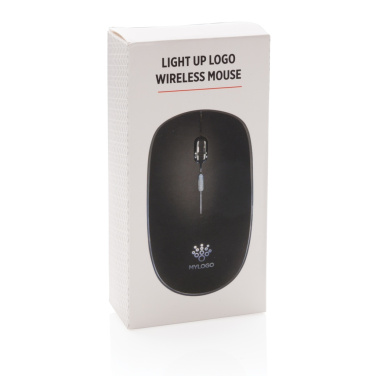 Logo trade advertising products image of: Light up logo wireless mouse