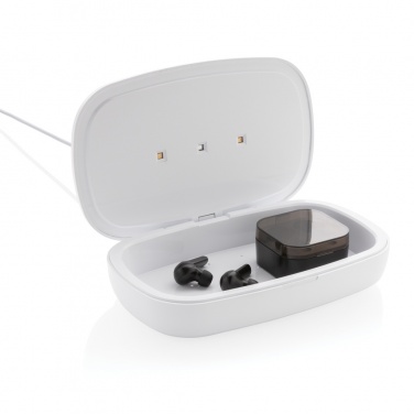 Logotrade promotional items photo of: UV-C steriliser box with 5W wireless charger
