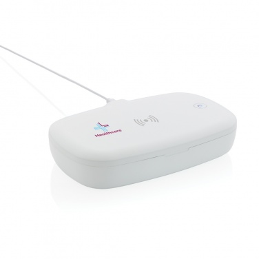Logo trade promotional giveaway photo of: UV-C steriliser box with 5W wireless charger